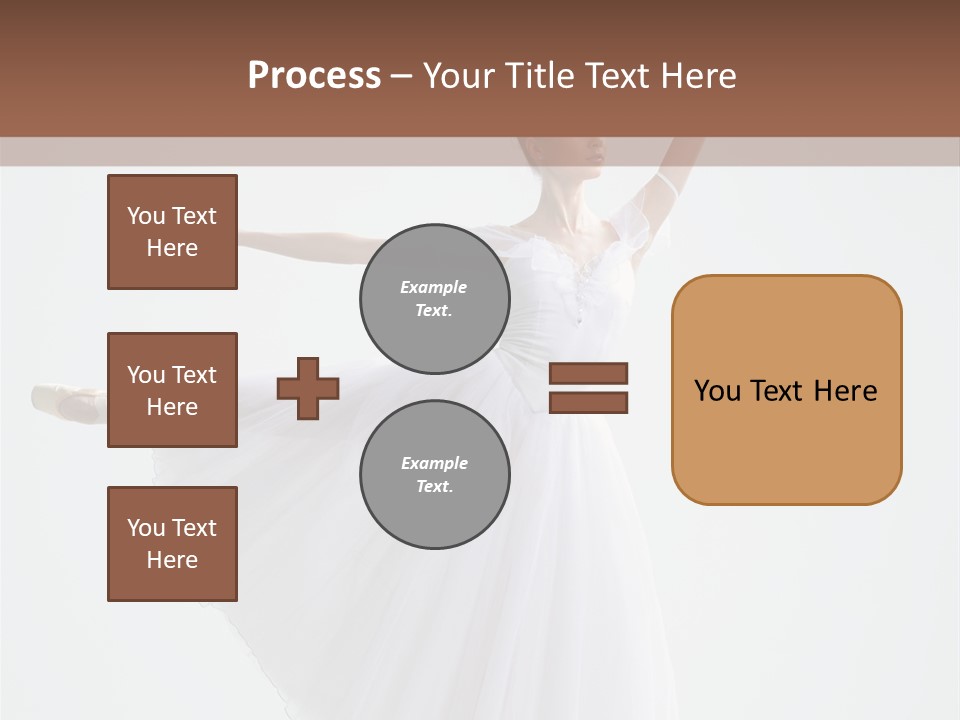Dancer Girl Tutu PowerPoint Template