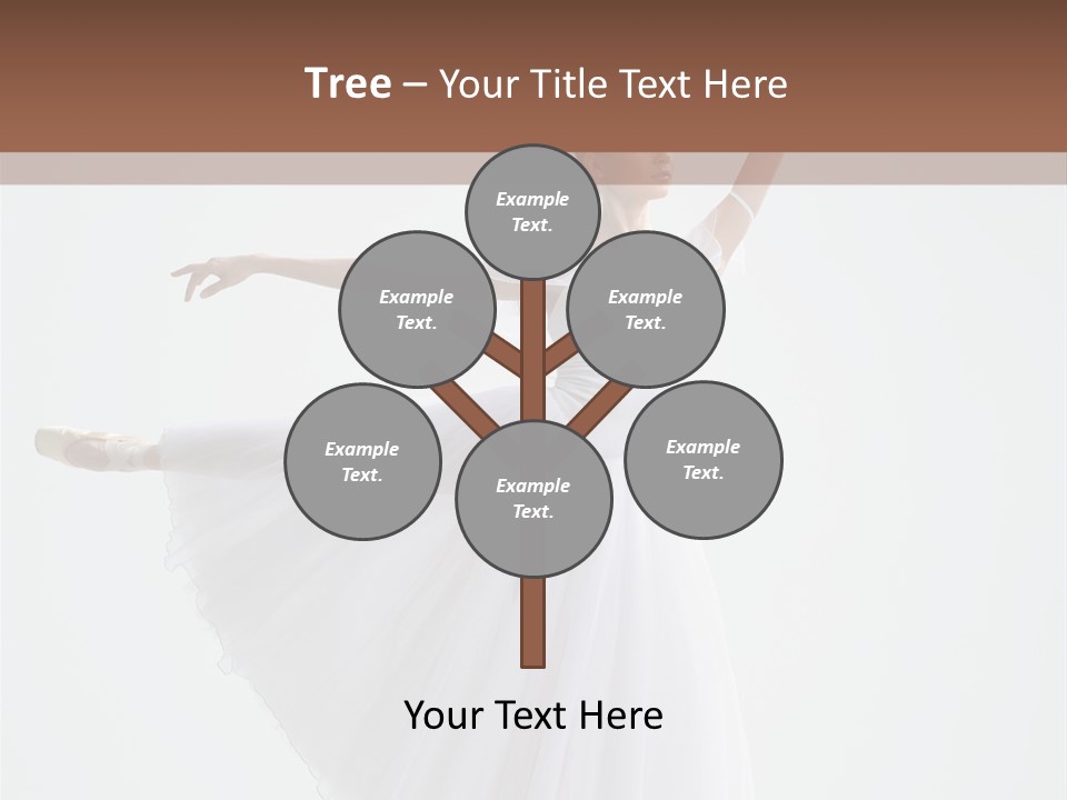 Dancer Girl Tutu PowerPoint Template