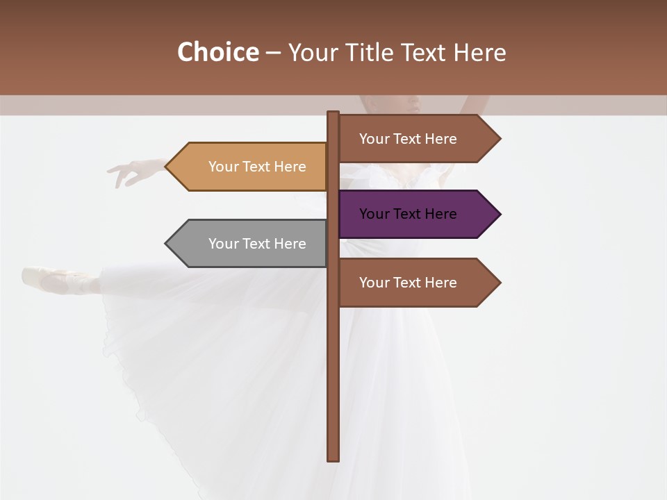 Dancer Girl Tutu PowerPoint Template