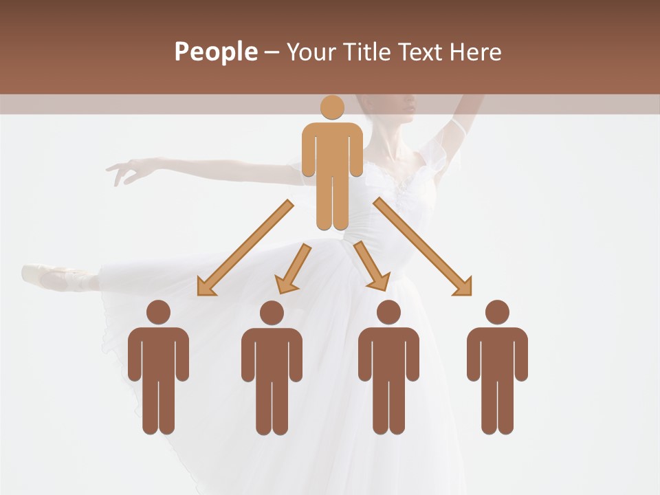 Dancer Girl Tutu PowerPoint Template