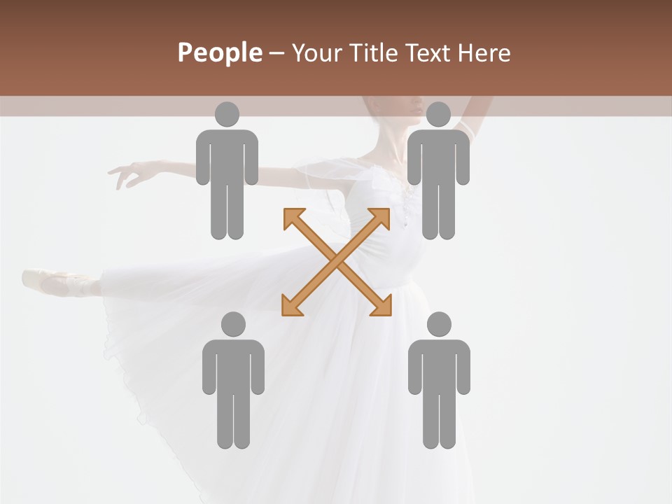 Dancer Girl Tutu PowerPoint Template