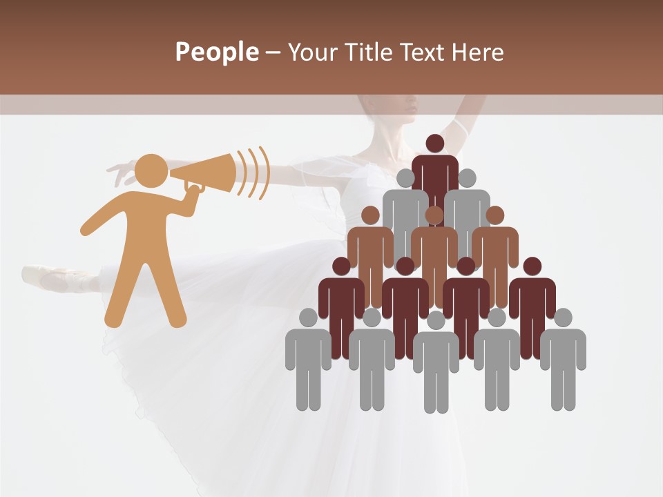 Dancer Girl Tutu PowerPoint Template