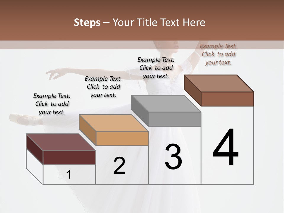 Dancer Girl Tutu PowerPoint Template