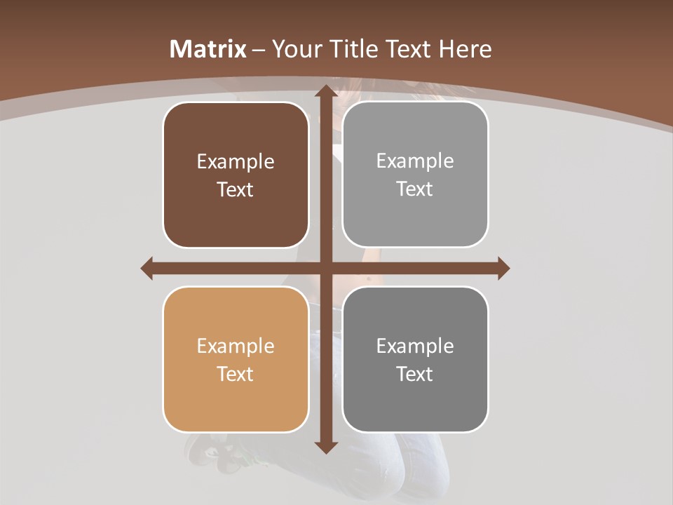 Moving Performer Stretching PowerPoint Template