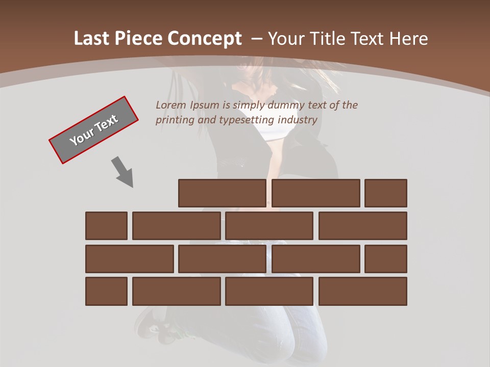 Moving Performer Stretching PowerPoint Template