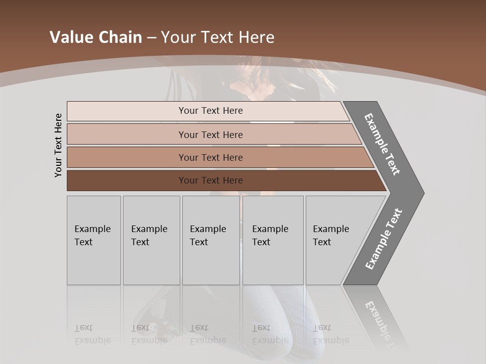 Moving Performer Stretching PowerPoint Template