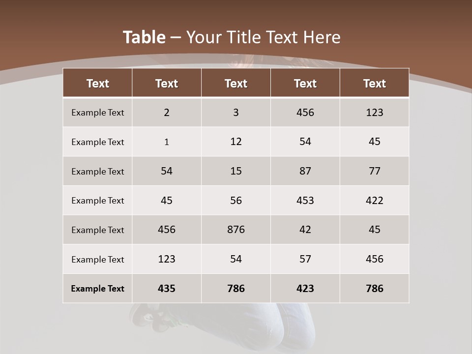 Moving Performer Stretching PowerPoint Template