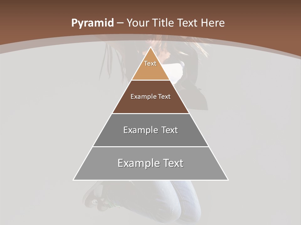 Moving Performer Stretching PowerPoint Template