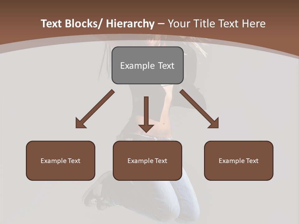Moving Performer Stretching PowerPoint Template