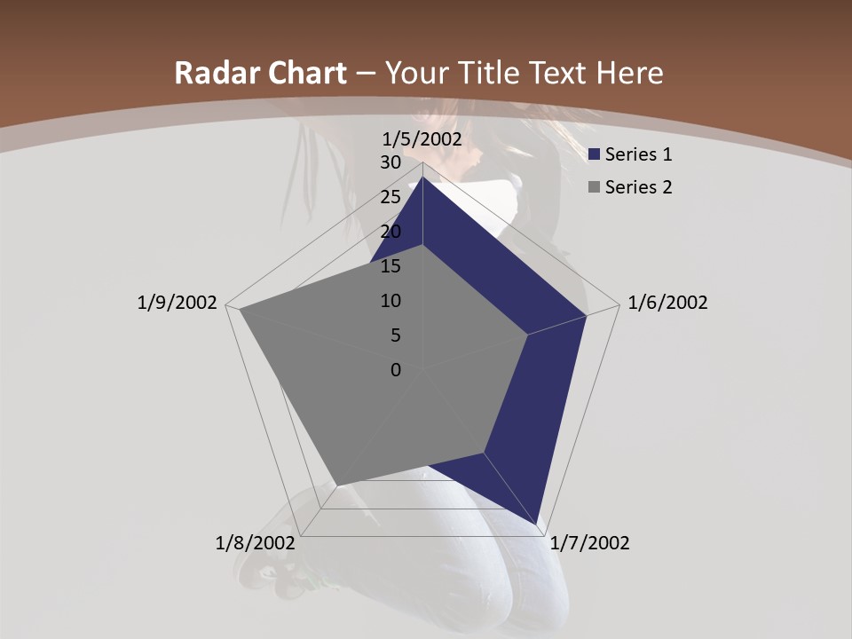 Moving Performer Stretching PowerPoint Template