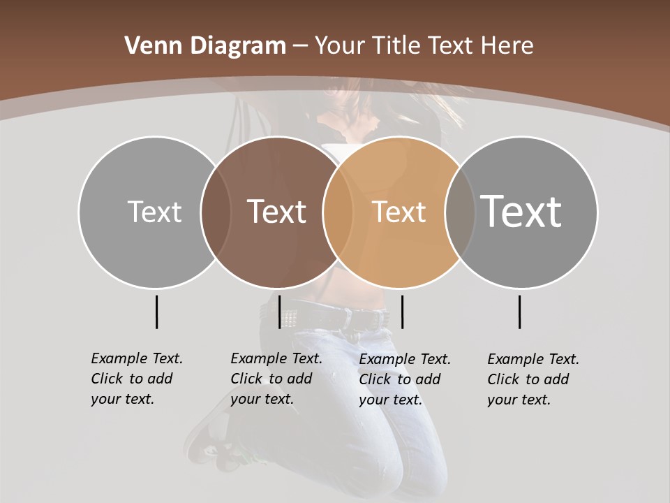 Moving Performer Stretching PowerPoint Template