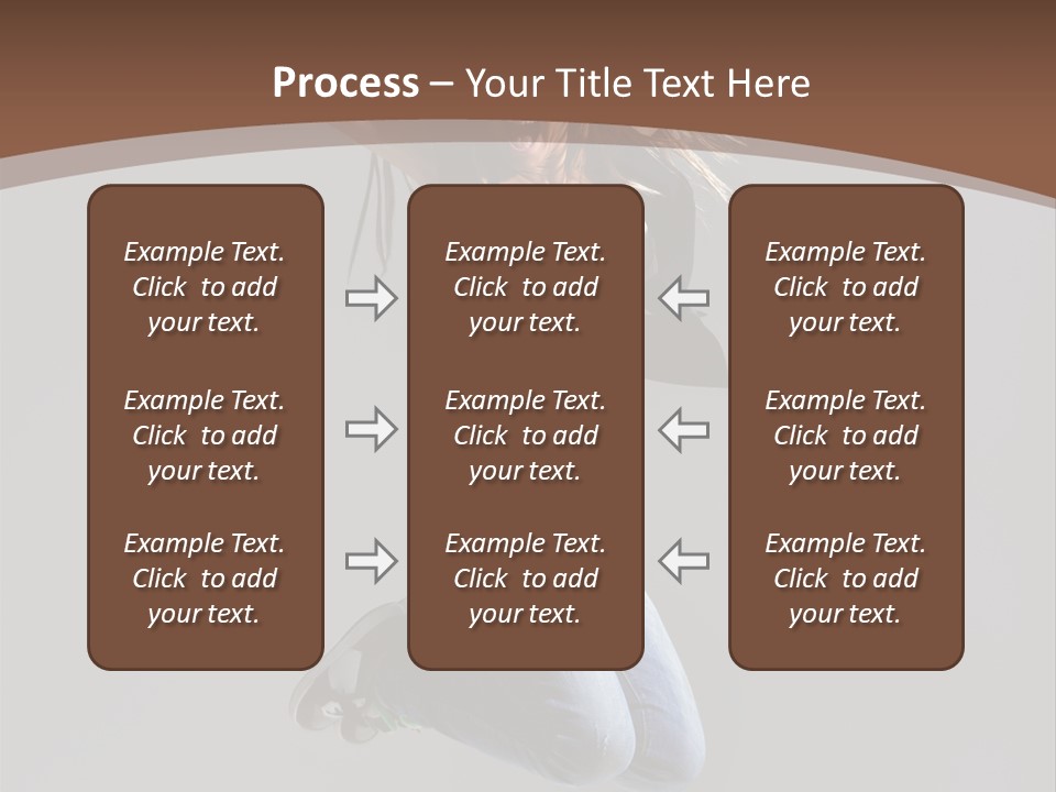 Moving Performer Stretching PowerPoint Template