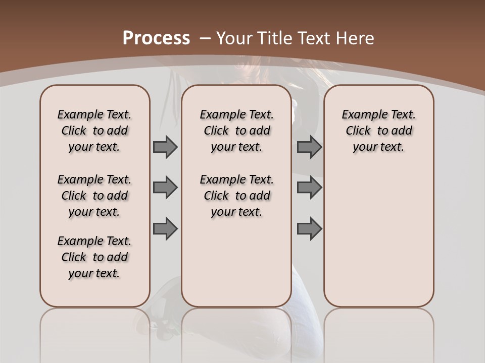 Moving Performer Stretching PowerPoint Template