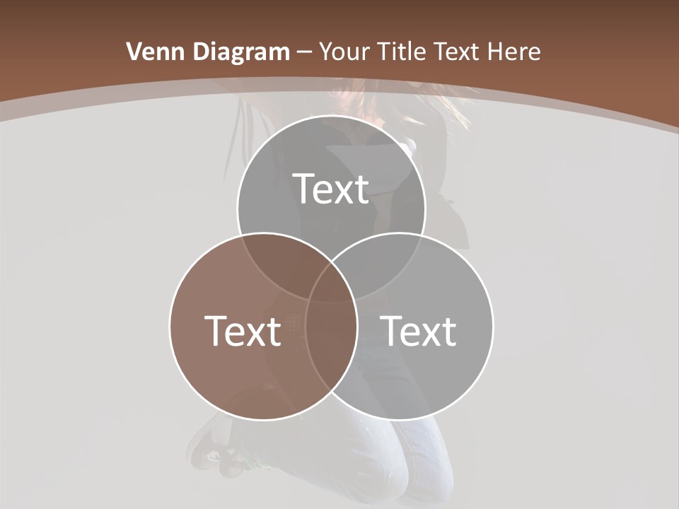 Moving Performer Stretching PowerPoint Template