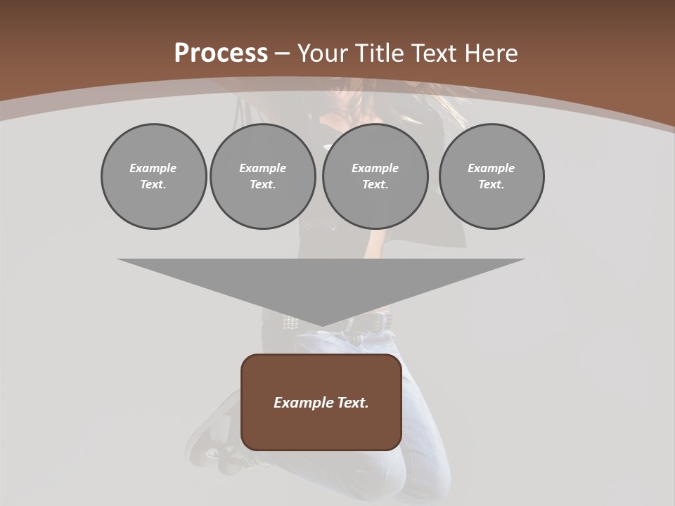 Moving Performer Stretching PowerPoint Template