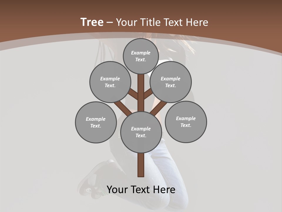 Moving Performer Stretching PowerPoint Template