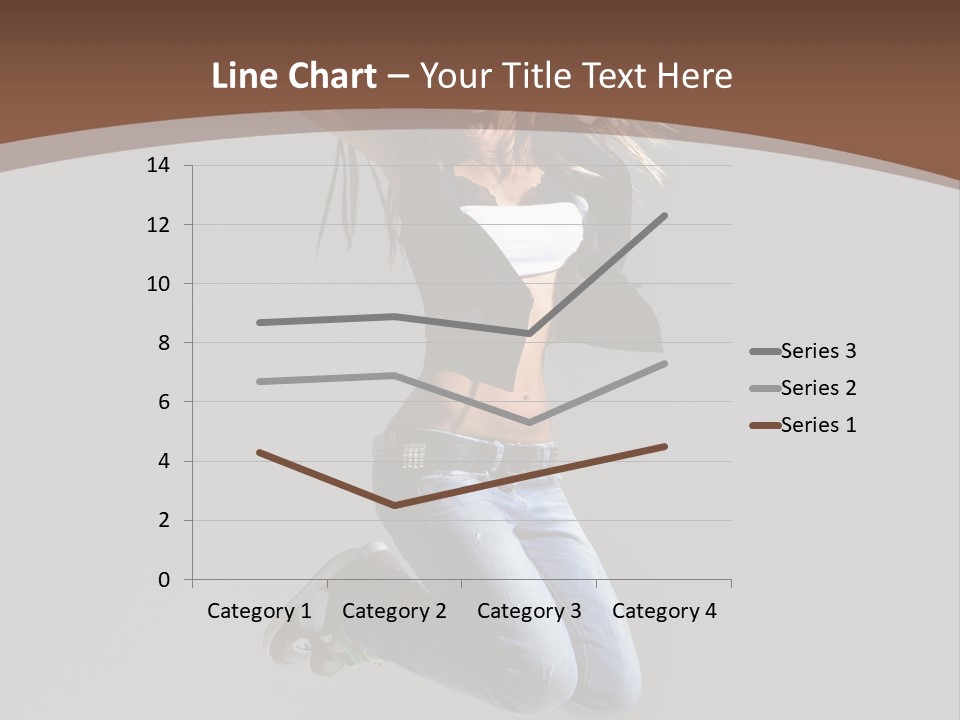 Moving Performer Stretching PowerPoint Template