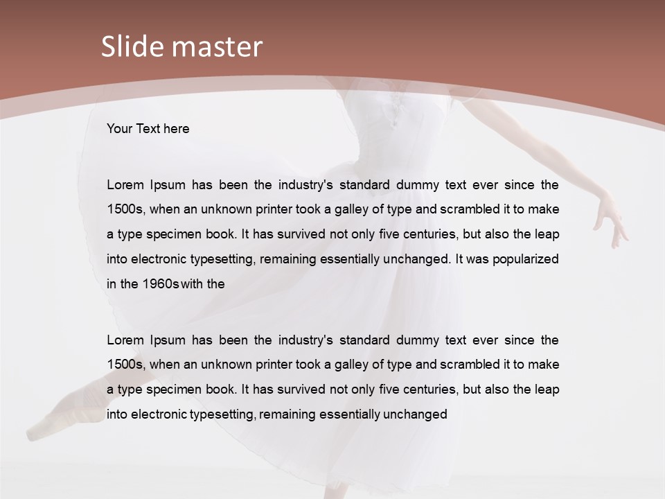 Traditional Color Female PowerPoint Template