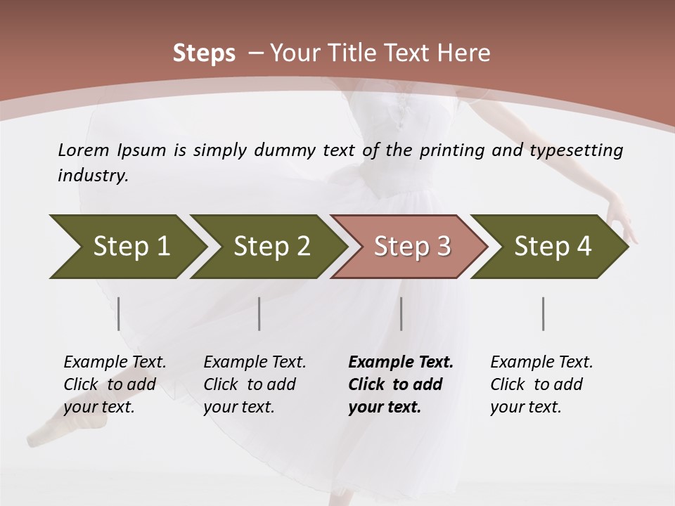 Traditional Color Female PowerPoint Template