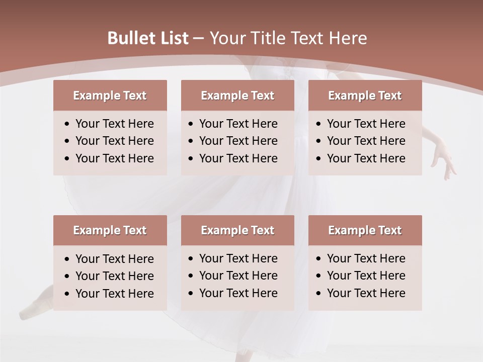 Traditional Color Female PowerPoint Template