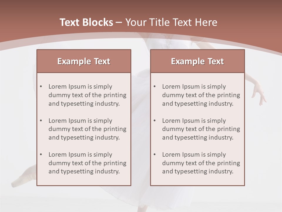 Traditional Color Female PowerPoint Template