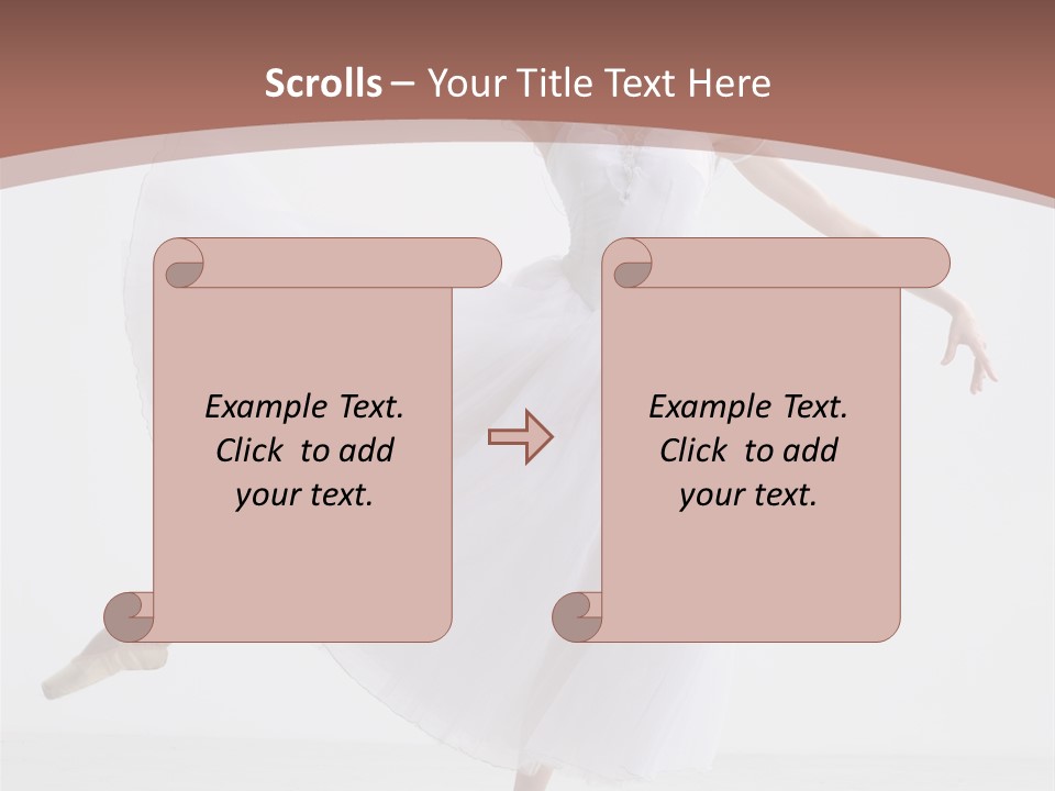 Traditional Color Female PowerPoint Template