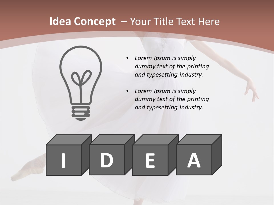 Traditional Color Female PowerPoint Template