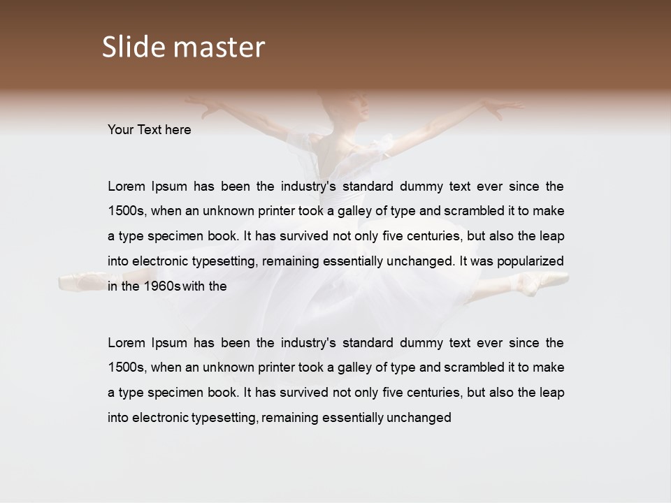 Agility Active Dance PowerPoint Template