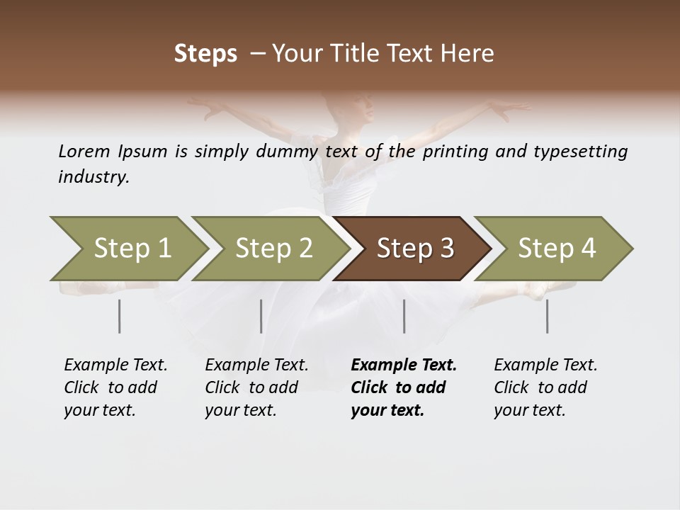 Agility Active Dance PowerPoint Template