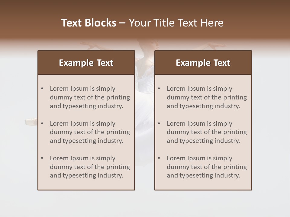 Agility Active Dance PowerPoint Template