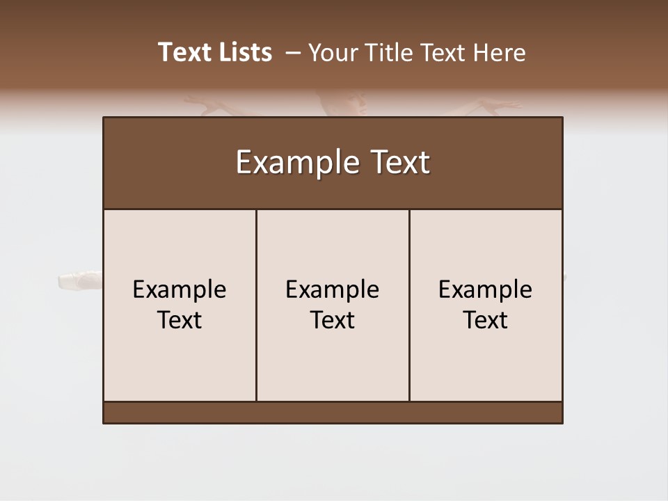 Agility Active Dance PowerPoint Template