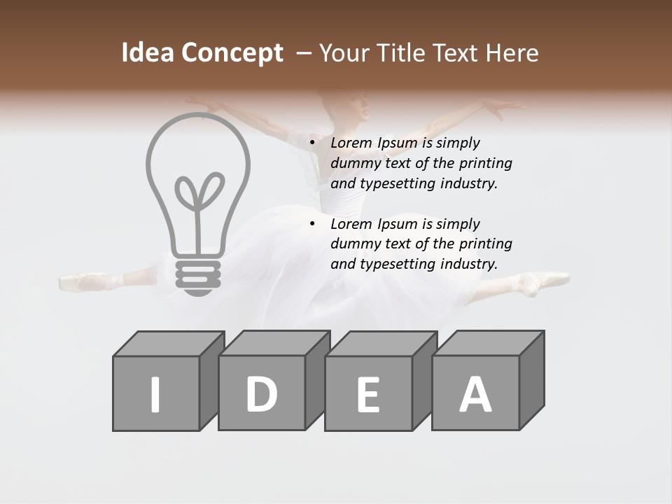 Agility Active Dance PowerPoint Template