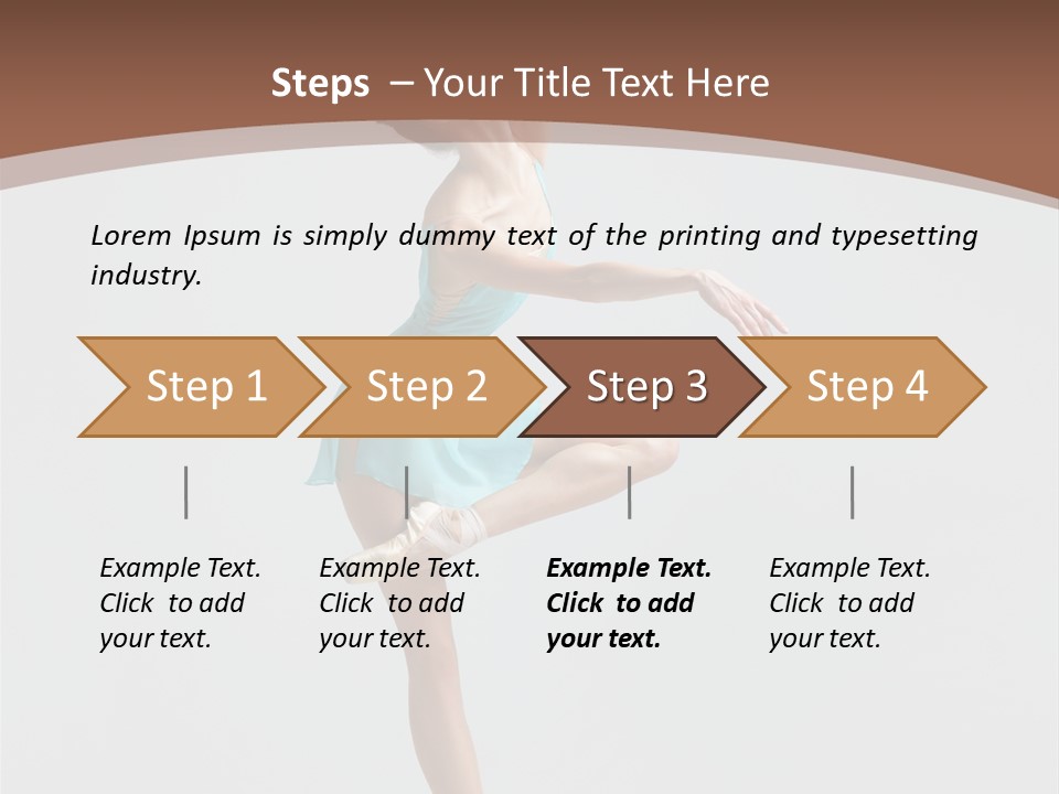 Dance Girl Young PowerPoint Template