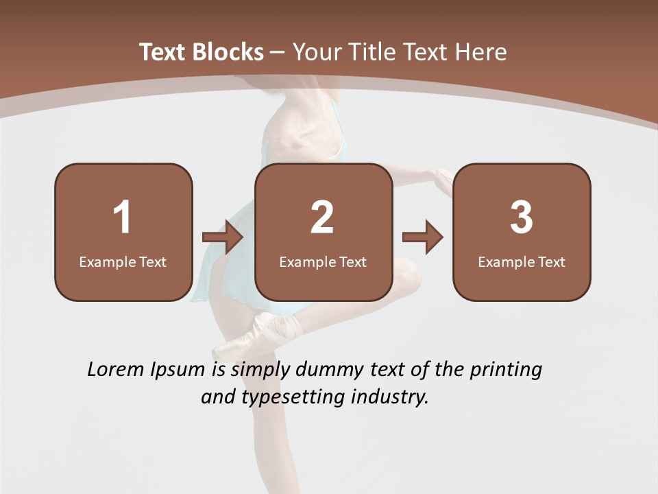 Dance Girl Young PowerPoint Template