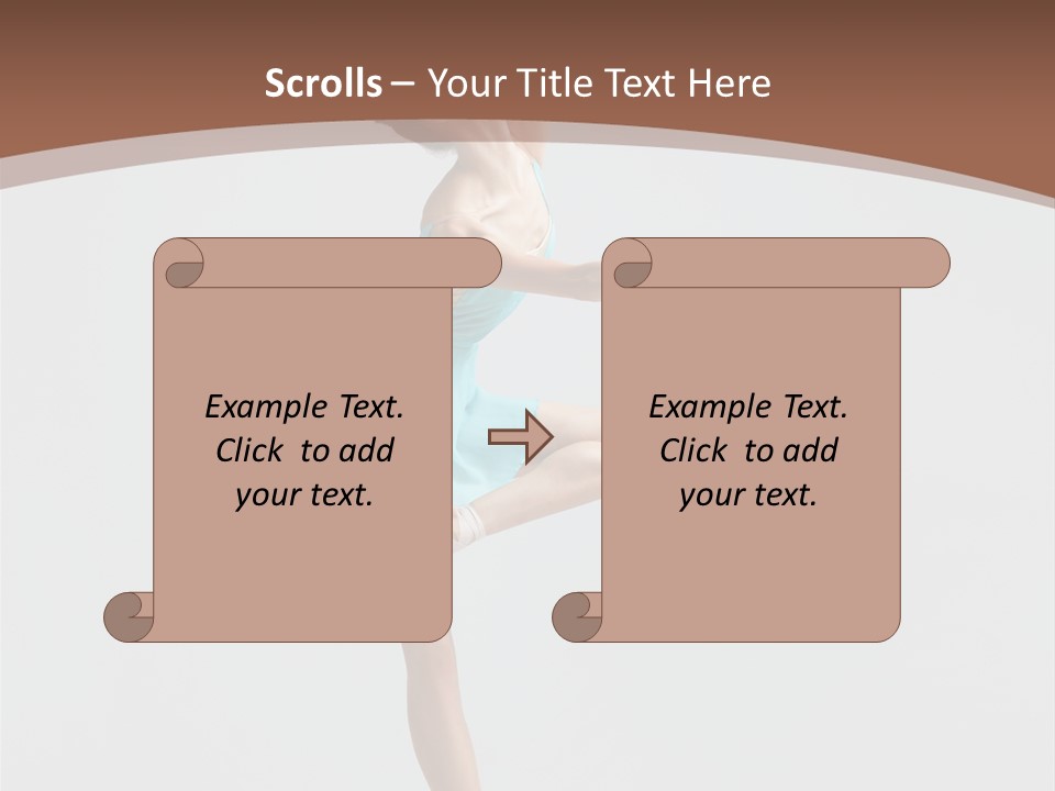 Dance Girl Young PowerPoint Template