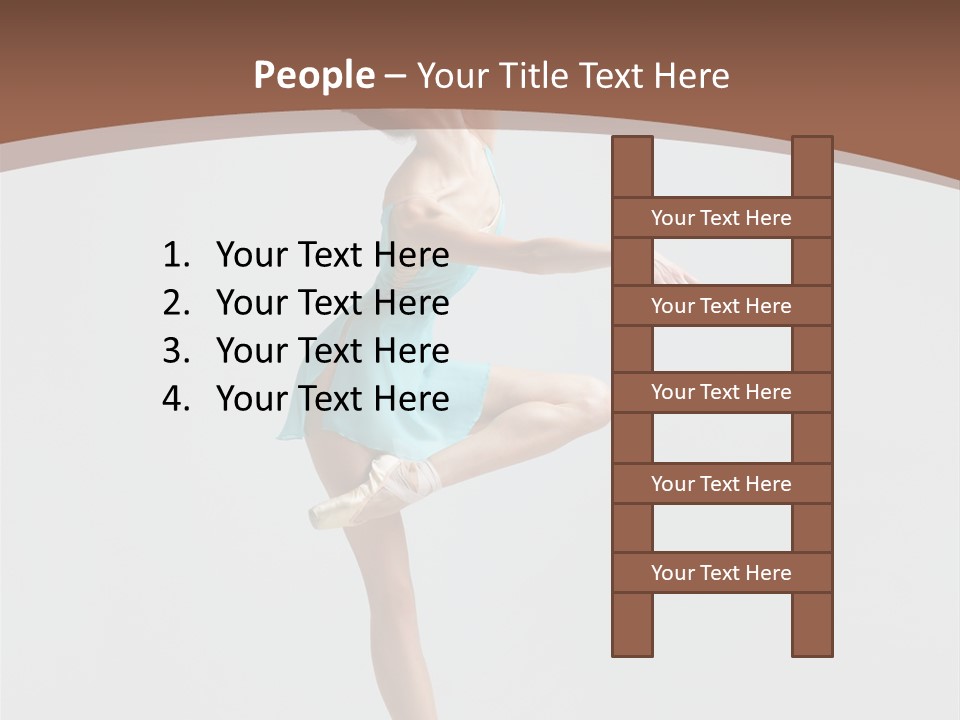 Dance Girl Young PowerPoint Template