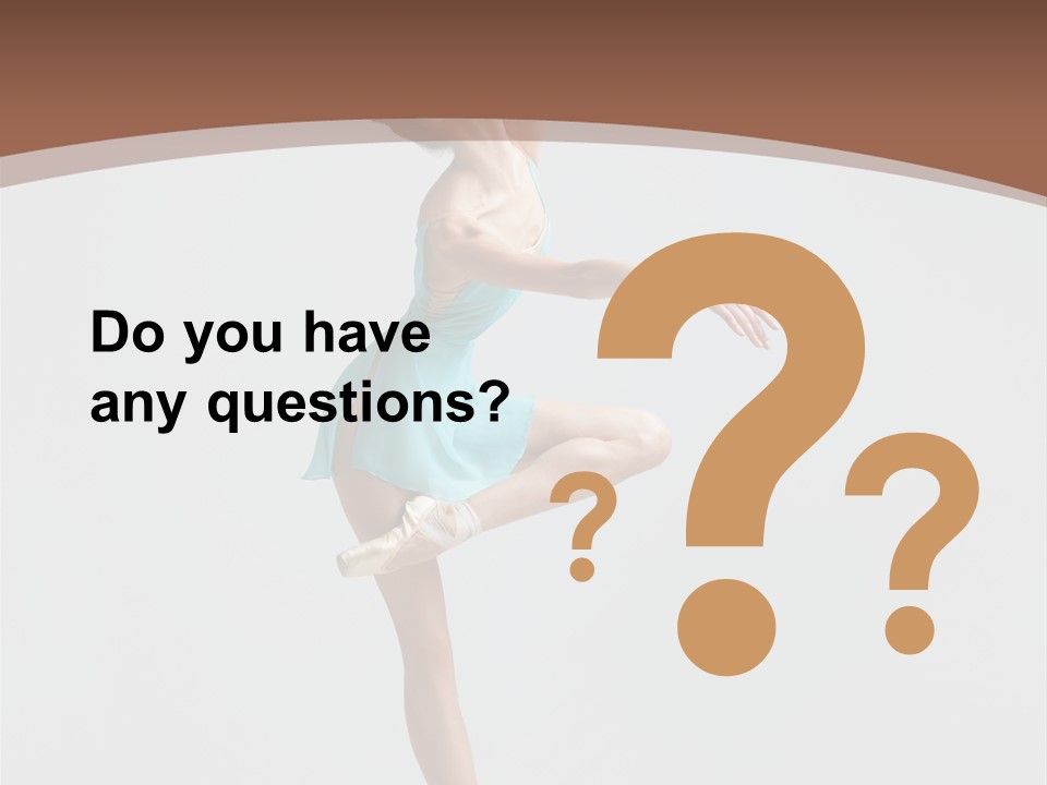 Dance Girl Young PowerPoint Template