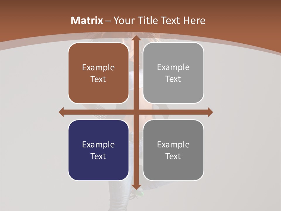 Pose Gymnastic Elegance PowerPoint Template