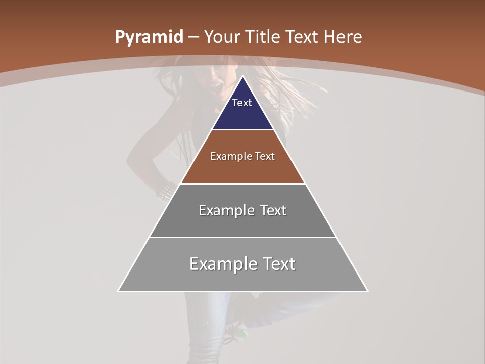 Pose Gymnastic Elegance PowerPoint Template