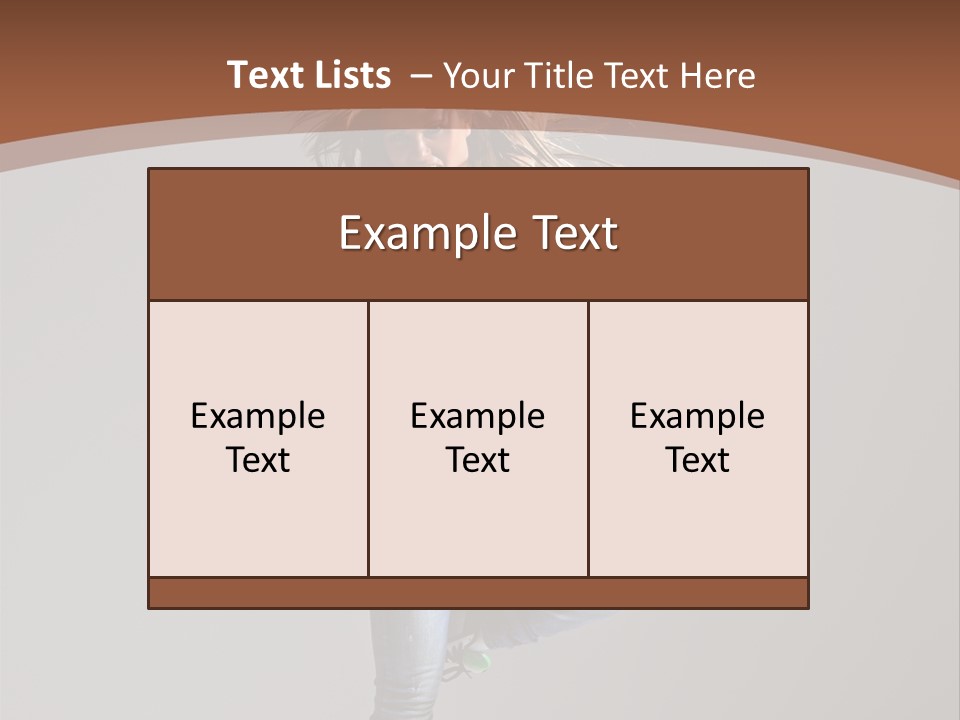 Pose Gymnastic Elegance PowerPoint Template