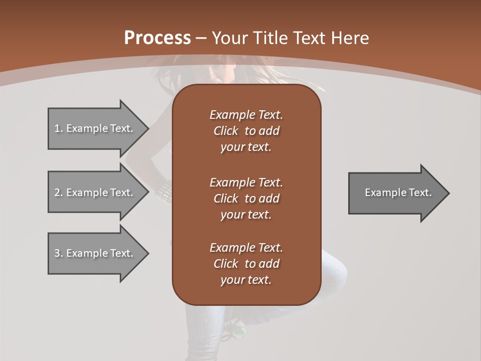Pose Gymnastic Elegance PowerPoint Template