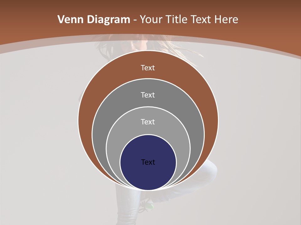 Pose Gymnastic Elegance PowerPoint Template