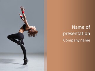 Flexibility One Gymnastic PowerPoint Template