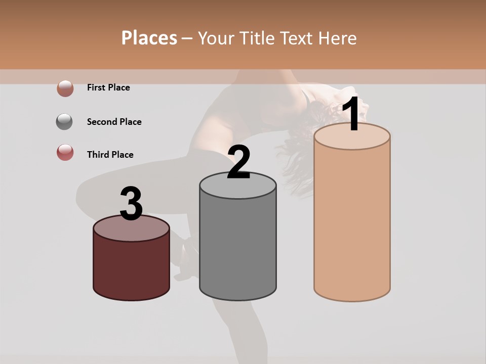 Flexibility One Gymnastic PowerPoint Template