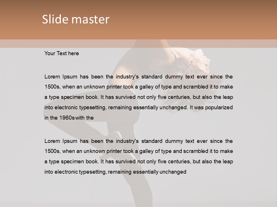 Flexibility One Gymnastic PowerPoint Template