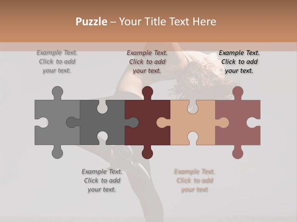 Flexibility One Gymnastic PowerPoint Template