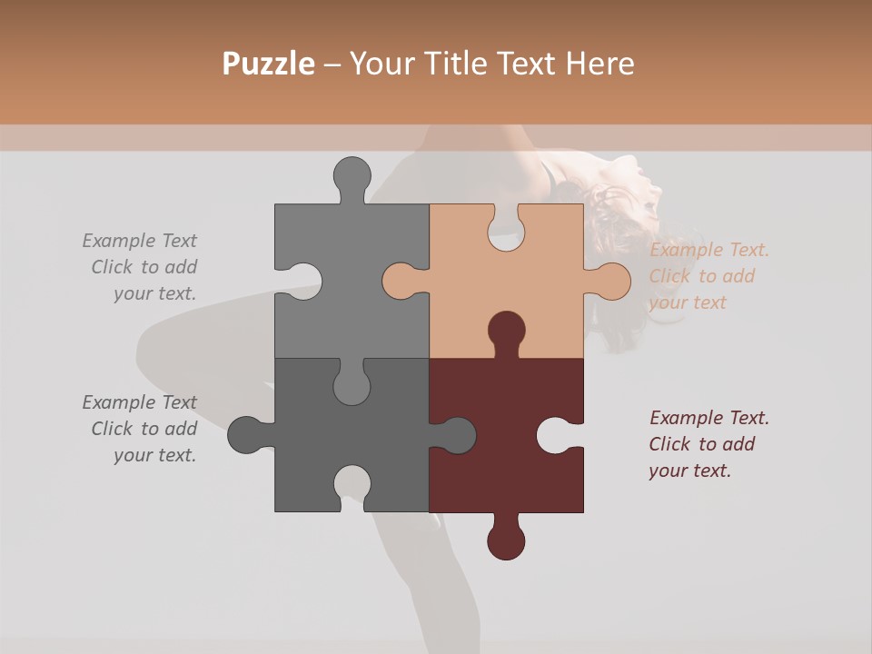 Flexibility One Gymnastic PowerPoint Template