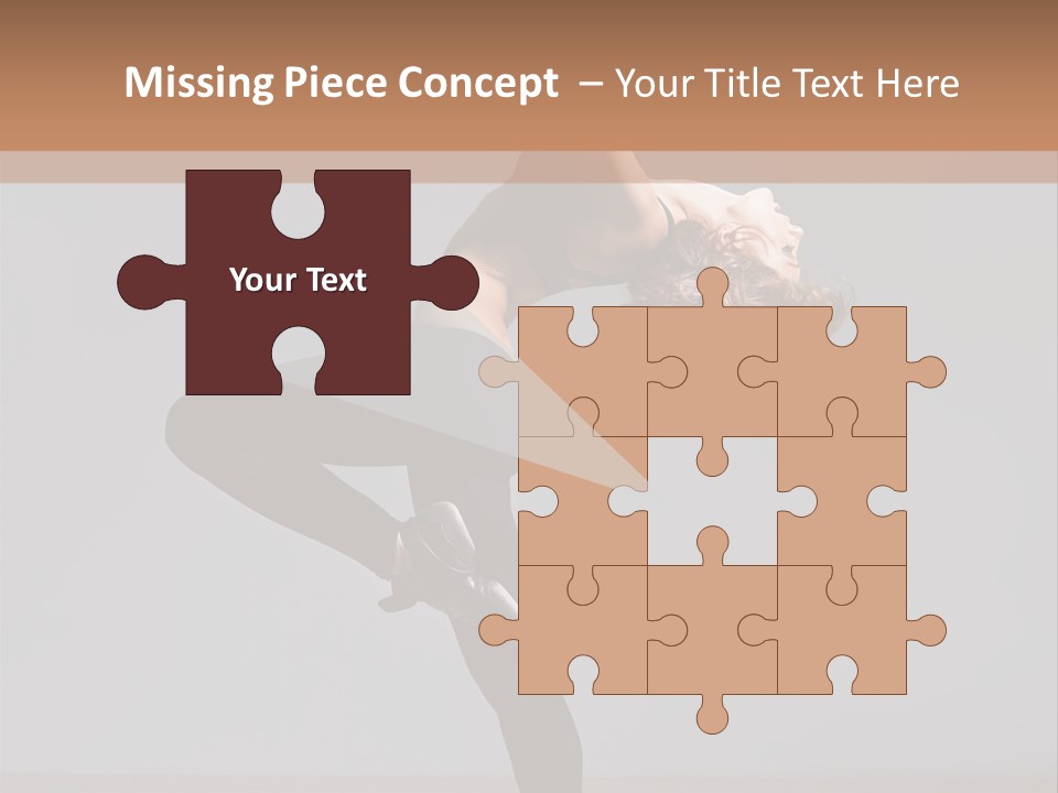 Flexibility One Gymnastic PowerPoint Template