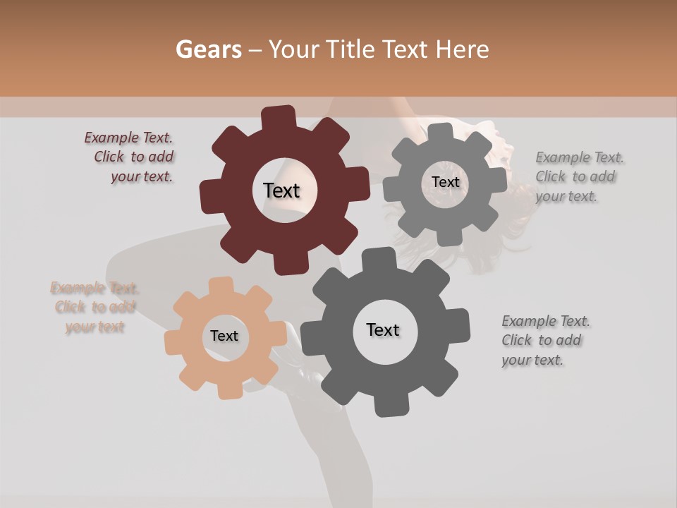 Flexibility One Gymnastic PowerPoint Template