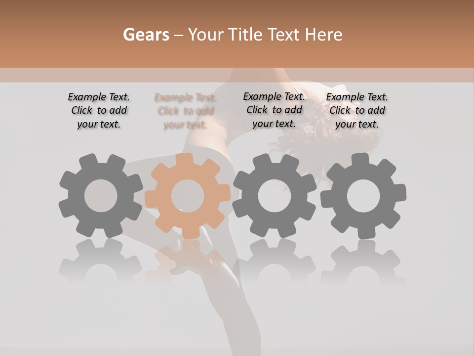 Flexibility One Gymnastic PowerPoint Template